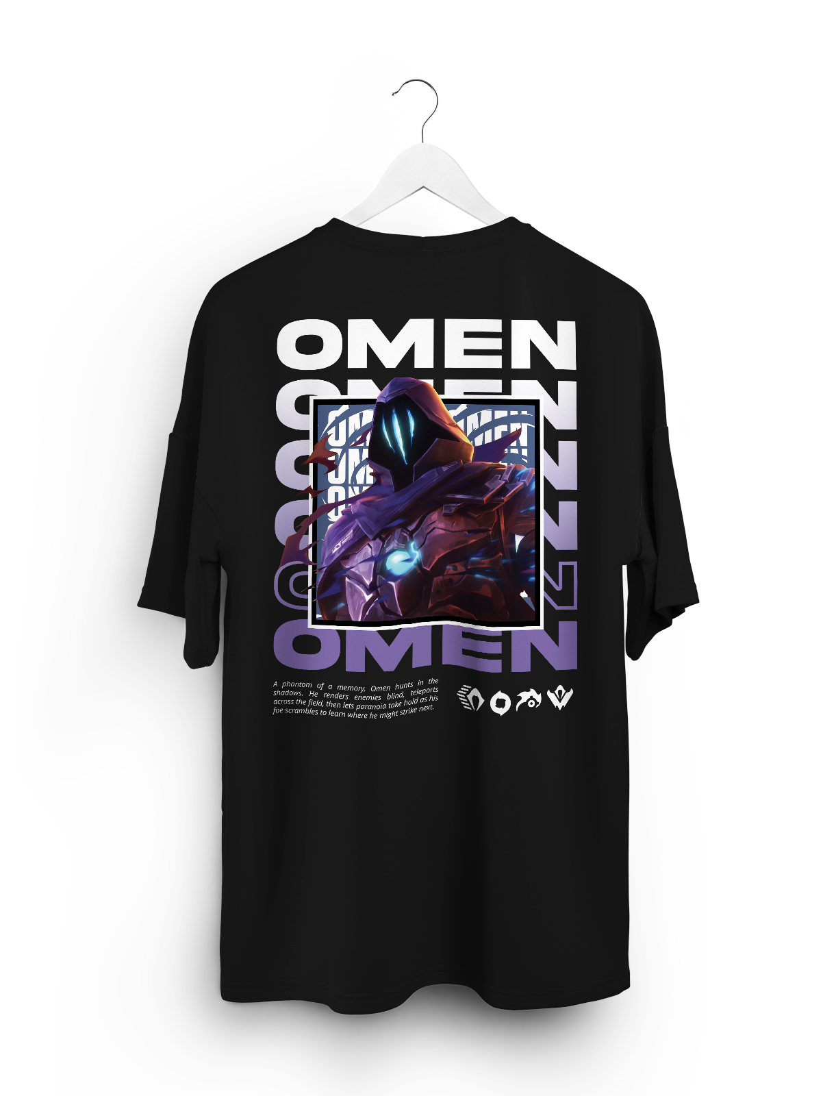 Oversized T-Shirt- Omen