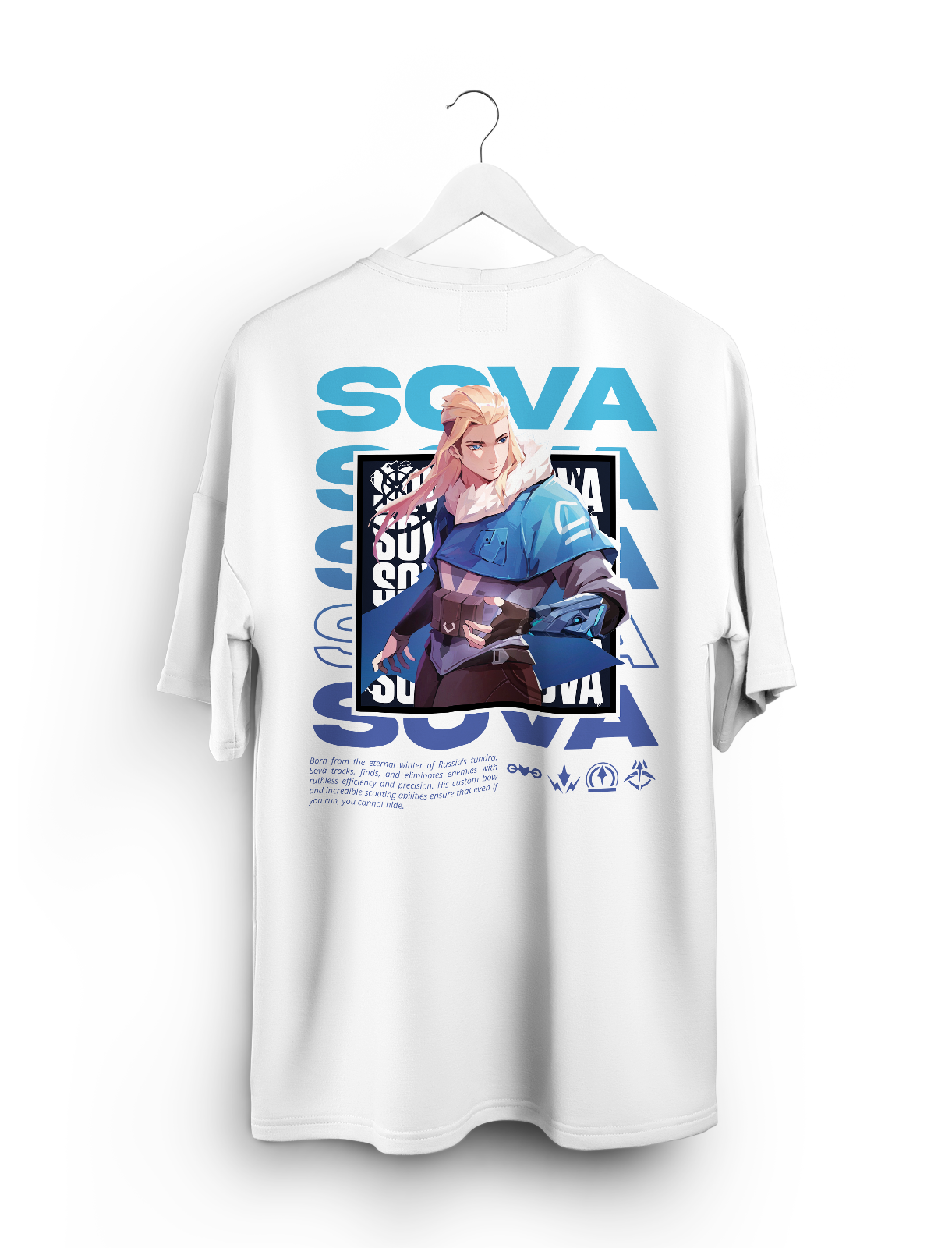 Oversized T-Shirt- Sova White