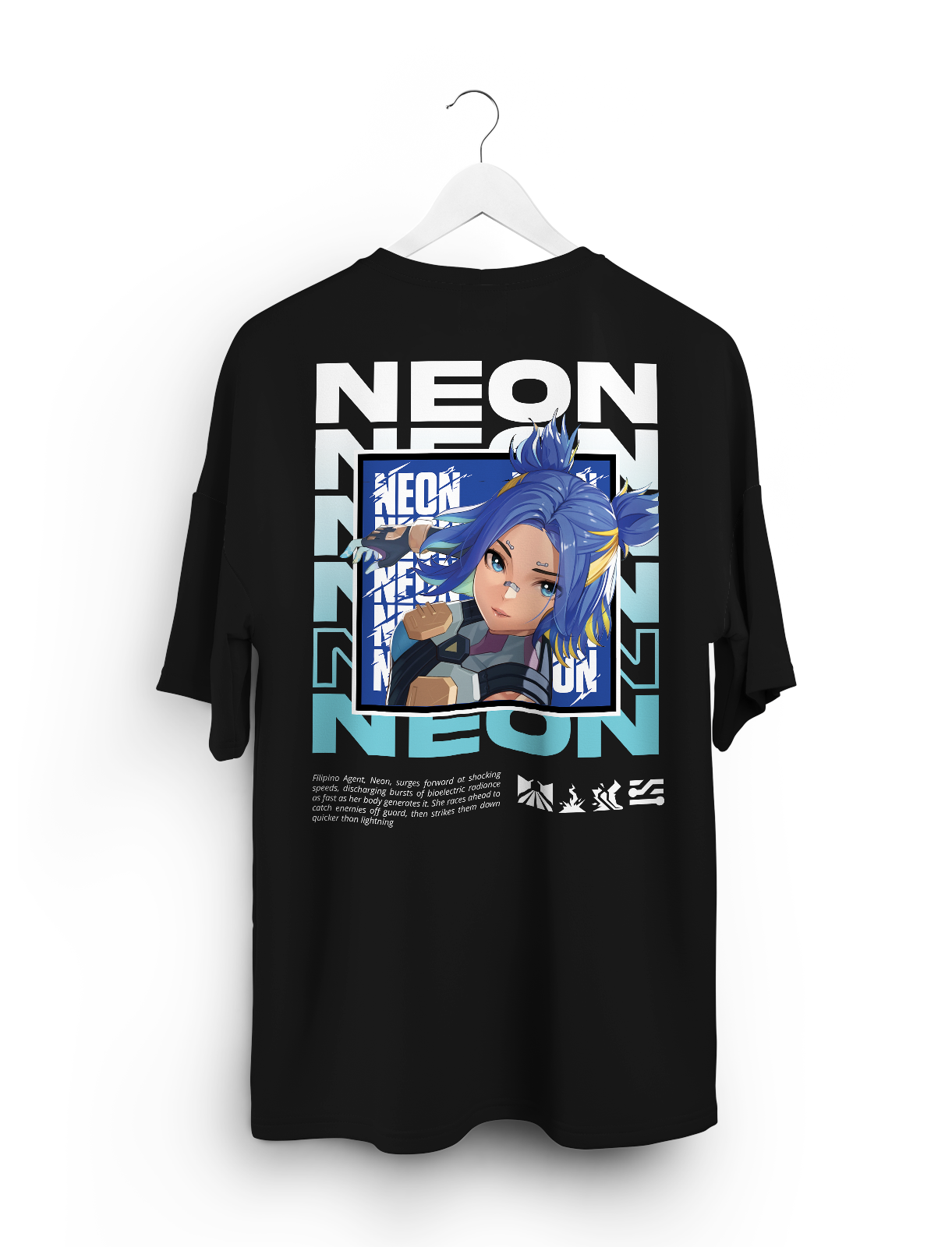 Oversized T-Shirt- Neon
