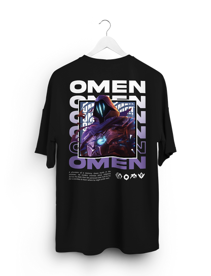 Oversized T-Shirt- Omen White