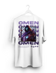 Oversized T-Shirt- Omen White