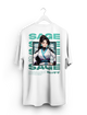 Oversized T-Shirt- Sage White
