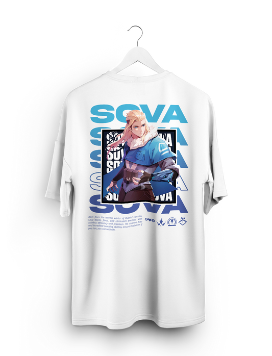 Oversized T-Shirt- Sova White