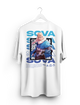 Oversized T-Shirt- Sova White